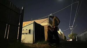 Amateur couple caught moaning in public hot tub then orgasming wildly in car