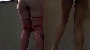 Curvy Brazilian Teens Gushi and Ski Kiss Flash Pussies