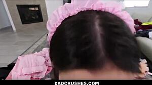 Cute Skinny Teen Lily Winters Orgasms Hard on Stepdad Jay Rock's Monster Cock POV Taboo Ride