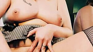 Huge-Titted Milf Gapes Ass Squirts Solo with Toys