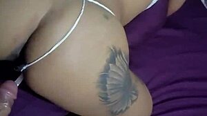 milf bouncin on this rookies huge cock shakin her big ass n tits