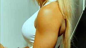 fit kitty bends over for stranger's big clit doggystyle pussy ride.