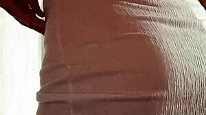 pov roleplay video call your latina girlfriend in blonde dress begs for sex with small tits