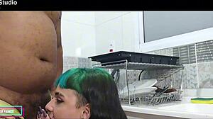 hey come eat this hot friend's juicy ass in kitchen 🍑🔥