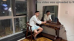 the doctor couldn't resist fucking the wheelchair patient's tight ass bareback in his anal exam room