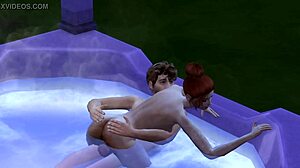 mmmm step sis wants that jacuzzi splash 😏🔥