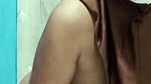 Hijab College Girl Masturbates Alone with Dildo in Quiet House