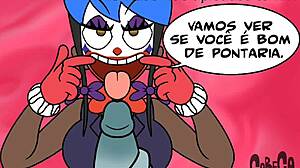 Goth Clown Cartoon Delivers Wild Hardcore Sex Fun!