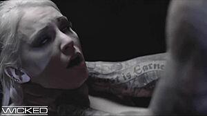 WICKED KENZIE TAYLOR RIDES HUGE COCK DEEPTHROAT BLONDE TITS