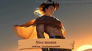 tasty guy's moans build to explosive orgasm in erotic solo play