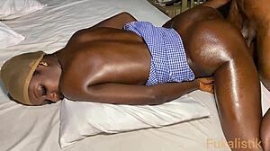 ebony stepsis back from school 😈 horny for bbc ride