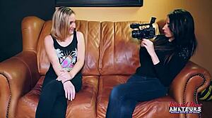 Olyssia and ryann suck muffs cock kinky hot!