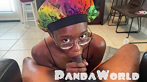 ever wonder how this ghetto ebony whore throats my massive bbc like a slave?