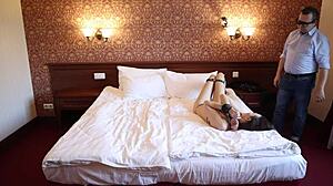 ever wonder how sofi's belt bondage feels tied up in that hotel room?