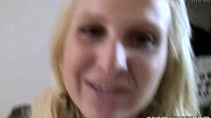 she's new blonde teen girlfriend with piercings shaved pussy homemade pov bedroom fuck session.