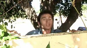 rachel luv handles two throbbing cocks like a pro milf