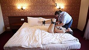 ever wonder how sofi's belt bondage feels tied up in that hotel room?