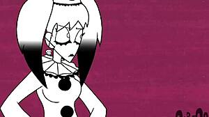 Goth Clown Cartoon Delivers Wild Hardcore Sex Fun!