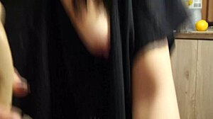 dirty joi dildo ride in kitchen leads to epic squirt! 💦🔥