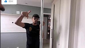 showing off new apartment then breaking it in with rough interracial fuck ft amberzinha