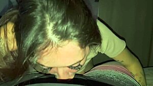 safada gags on choking deepthroat cock spitting cum into her pierced nipples and small tits