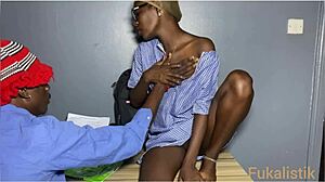 ebony stepsis back from school 😈 horny for bbc ride