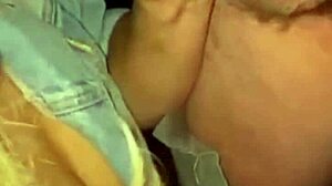 naughty milf sneaks into stranger's garden for wet pussy pounding while husband films close-up