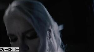 WICKED KENZIE TAYLOR RIDES HUGE COCK DEEPTHROAT BLONDE TITS