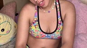 manaia bends in yoga poses as married man fingers her wet pussy during taboo dirty talk session