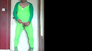 Crossdresser begs real cock friend films pounding