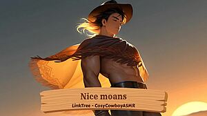 tasty guy's moans build to explosive orgasm in erotic solo play