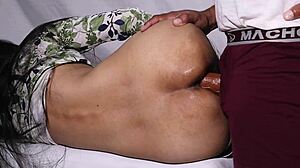 whoa tiny stepsis takes massive bbc from stepbro real hardcore first time on the ranch 😱🍆💦