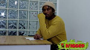 I spot busty stranger in dark and fuck her hard first interracial pounding deep creampie