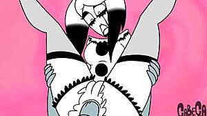 Goth Clown Cartoon Delivers Wild Hardcore Sex Fun!