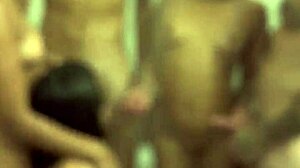 shower orgy heats up as lena coxx, andrea lapiedra and selva lapiedra get banged by big cocks