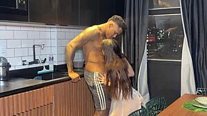 hey my friend's husband fucked me hard in the kitchen while she slept