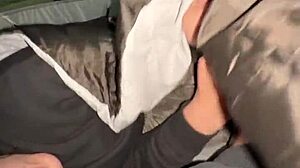 your cock sneaks deep in me at campsite raw orgasm pov