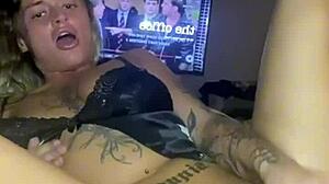 Horny Goth Teen Solo Ass Fuck to Cum