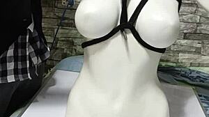 wanna learn bdsm? here's how i tie these peruvian boobs super tight 😈🔥