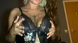 Horny Goth Teen Solo Ass Fuck to Cum