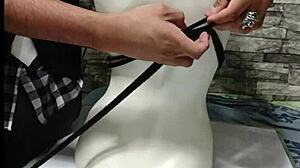 wanna learn bdsm? here's how i tie these peruvian boobs super tight 😈🔥