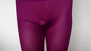 Misr4 Update 4 Cums Hard on Burgundy Leggings May 2025