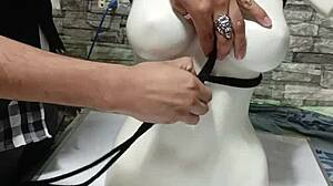 wanna learn bdsm? here's how i tie these peruvian boobs super tight 😈🔥