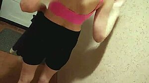 filming her virgin pussy close-up then fucking