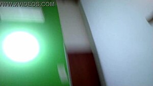 oh god, dancing and sucking that huge bbc in motel while cuck waits outside...