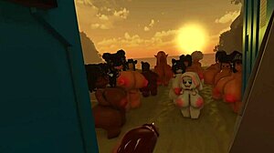 Milf Nudist Big Ass Tits Bare on Beach by Antonela Chan