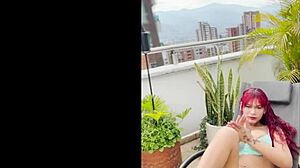 damn scarlette flame's huge tits and tight latina teen pussy take my fat creampie 😩💦