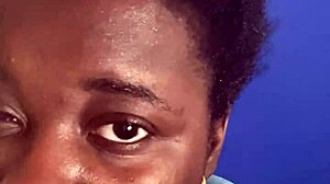 Ebony Amateur Drips Wet Pussy Juice in Extreme Dirty Talk Toy Masturbation Full Flick