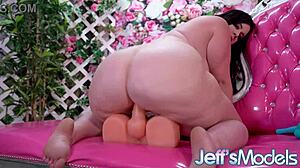 Virgo Peridot's Fat Ass Shakes Wild on Dildos in Solo Blast!