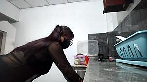 hey, neighbor's jerking off staring at me like a total perv again.